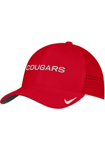 Nike Houston Cougars Mens Red Sideline Aero Flex Hat