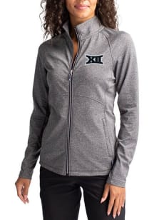 Cutter and Buck Big 12 Womens Black Adapt Eco Knit Light Weight Jacket