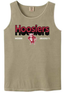 Indiana Hoosiers Womens Sand Shadow Tank Top
