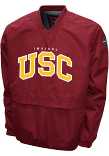 USC Trojans Mens Cardinal Members Windshell Light Weight Jacket