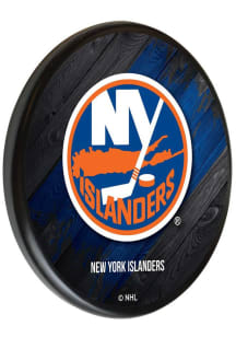 New York Islanders Printed Sign - Black