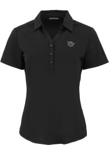 Cutter and Buck Cincinnati Bearcats Womens Black Vault Forge Eco Polo Short Sleeve Polo Shirt