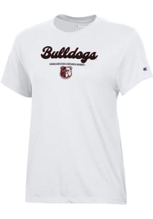 Champion Alabama A&M Bulldogs Womens White Core Short Sleeve T-Shirt