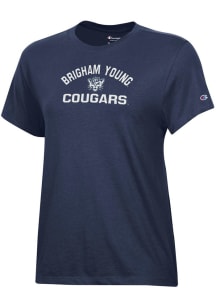 Champion BYU Cougars Womens Navy Blue Core Short Sleeve T-Shirt