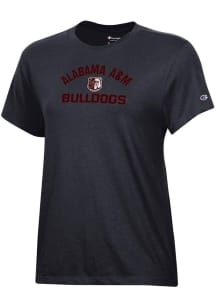 Champion Alabama A&M Bulldogs Womens Black Core Short Sleeve T-Shirt