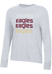 Champion Boston College Eagles Womens Grey Core LS Tee