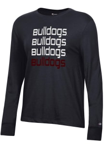 Champion Alabama A&M Bulldogs Womens Black Core LS Tee