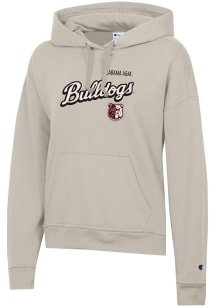 Champion Alabama A&M Bulldogs Womens Tan Powerblend Hooded Sweatshirt