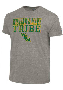 Champion William & Mary Tribe Grey Tri-Blend Short Sleeve Fashion T Shirt