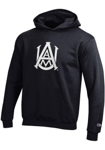 Champion Alabama A&M Bulldogs Youth Black Powerblend Long Sleeve Hoodie