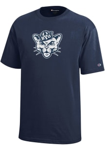 Champion BYU Cougars Youth Navy Blue Core Short Sleeve T-Shirt