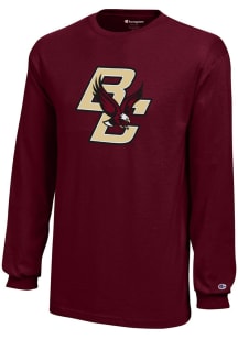 Champion Boston College Eagles Youth Maroon Core Long Sleeve T-Shirt