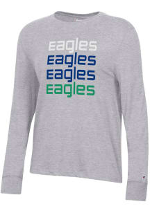 Champion Florida Gulf Coast Eagles Womens Grey Core LS Tee