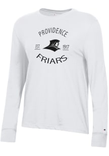 Champion Providence Friars Womens White Core LS Tee