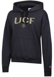 Champion UCF Knights Womens Black Powerblend Hooded Sweatshirt