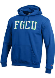 Champion Florida Gulf Coast Eagles Mens Blue Powerblend Long Sleeve Hoodie