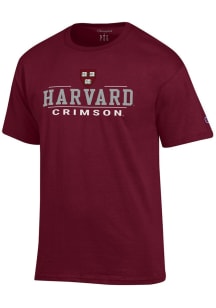 Champion Harvard Crimson Maroon Jersey Short Sleeve T Shirt