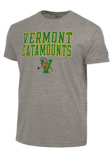 Champion Vermont Catamounts Grey Tri-Blend Short Sleeve Fashion T Shirt