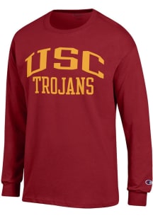 Champion USC Trojans Cardinal Jersey Long Sleeve T Shirt