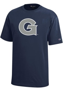 Champion Georgetown Hoyas Youth Navy Blue Core Short Sleeve T-Shirt
