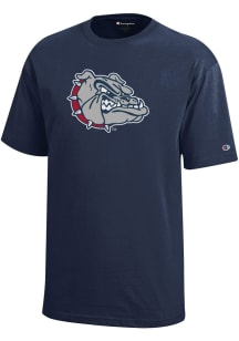 Champion Gonzaga Bulldogs Youth Navy Blue Core Short Sleeve T-Shirt