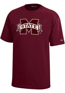 Champion Mississippi State Bulldogs Youth Maroon Core Short Sleeve T-Shirt