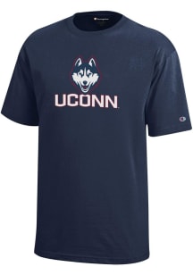 Champion UConn Huskies Youth Navy Blue Core Short Sleeve T-Shirt
