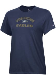 Champion Georgia Southern Eagles Womens Navy Blue Core Short Sleeve T-Shirt