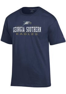 Champion Georgia Southern Eagles Navy Blue Jersey Short Sleeve T Shirt