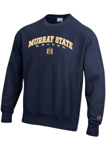 Champion Murray State Racers Mens Navy Blue Reverse Weave Long Sleeve Crew Sweatshirt