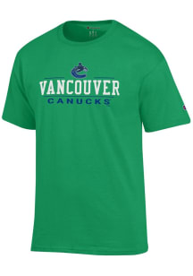 Champion Vancouver Canucks Kelly Green Jersey Short Sleeve T Shirt