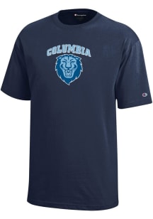 Champion Columbia University Lions Youth Navy Blue Core Short Sleeve T-Shirt