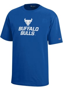 Champion Buffalo Bulls Youth Blue Core Short Sleeve T-Shirt