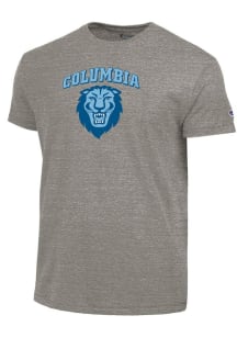 Champion Columbia University Lions Grey Tri-Blend Short Sleeve Fashion T Shirt