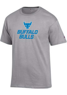 Champion Buffalo Bulls Grey Jersey Short Sleeve T Shirt