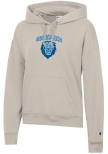 Champion Columbia University Lions Womens Tan Powerblend Hooded Sweatshirt
