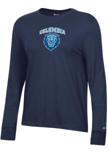Champion Columbia University Lions Womens Navy Blue Core LS Tee
