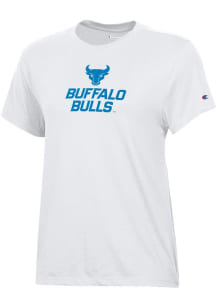 Champion Buffalo Bulls Womens White Core Short Sleeve T-Shirt