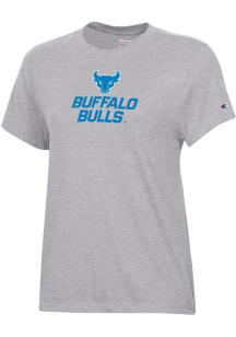 Champion Buffalo Bulls Womens Grey Core Short Sleeve T-Shirt