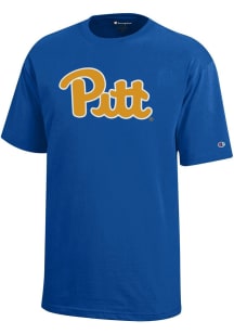 Champion Pitt Panthers Youth Blue Core Short Sleeve T-Shirt
