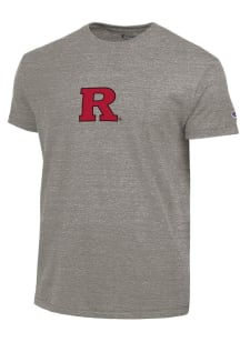 Champion Rutgers Scarlet Knights Grey Tri-Blend Short Sleeve Fashion T Shirt