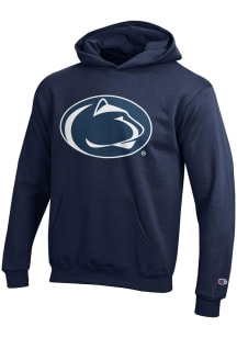 Champion Penn State Nittany Lions Youth Navy Blue Powerblend Long Sleeve Hoodie