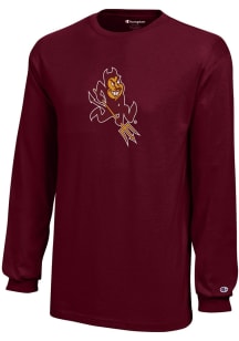 Champion Arizona State Sun Devils Youth Maroon Core Long Sleeve T-Shirt