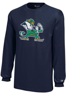 Champion Notre Dame Fighting Irish Youth Navy Blue Core Long Sleeve T-Shirt