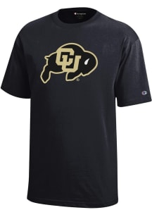 Champion Colorado Buffaloes Youth Black Core Short Sleeve T-Shirt