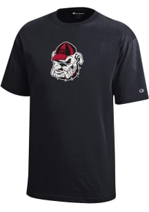 Champion Georgia Bulldogs Youth Black Core Short Sleeve T-Shirt