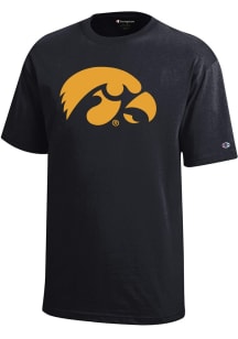Champion Iowa Hawkeyes Youth Black Core Short Sleeve T-Shirt