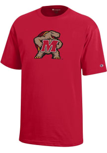 Champion Maryland Terrapins Youth Red Core Short Sleeve T-Shirt