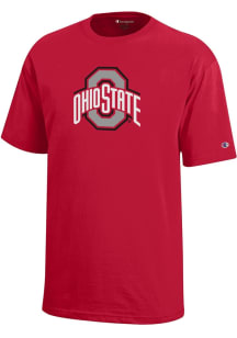 Champion Ohio State Buckeyes Youth Red Core Short Sleeve T-Shirt