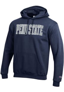 Champion Penn State Nittany Lions Mens Navy Blue Powerblend Long Sleeve Hoodie
